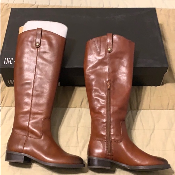 inc cognac boots
